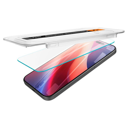 SZKŁO HARTOWANE SPIGEN GLAS.TR ”EZ FIT” 2-PACK IPHONE 16 PRO MAX / 17 PRO MAX CLEAR
