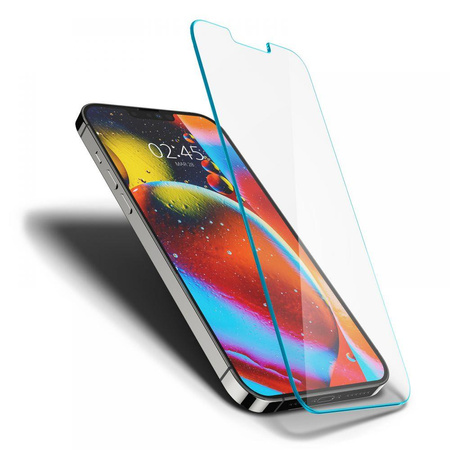 SZKŁO HARTOWANE SPIGEN GLAS.TR SLIM IPHONE 13 / 13 PRO / 14 / 16E CLEAR