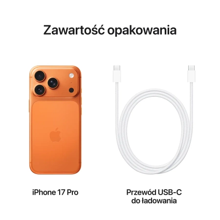 APPLE iPhone 17 Pro 256GB Kosmiczny Pomarańcz