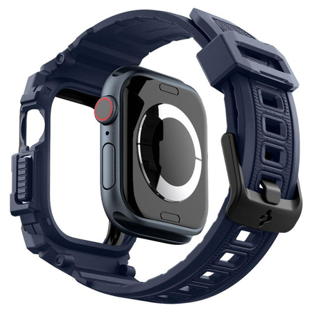 SPIGEN RUGGED ARMOR ”PRO” APPLE WATCH 10 / 11 (46 MM) NAVY BLUE