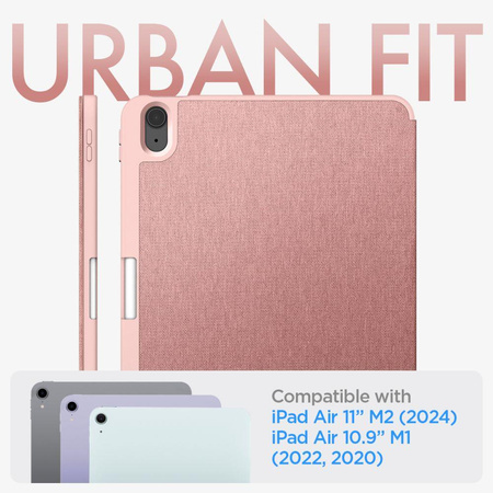 SPIGEN URBAN FIT IPAD AIR 10.9” 4 / 5 / 2020-2022 / 11” 6 / 7 / 2024-2025 ROSE GOLD