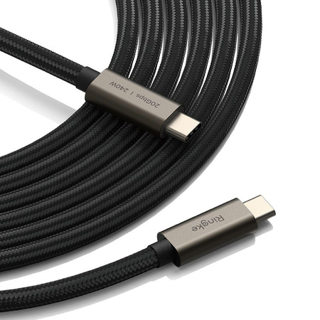 RINGKE USB 3.2 GEN 2X2 TYPE-C CABLE PD 240W 200CM BLACK