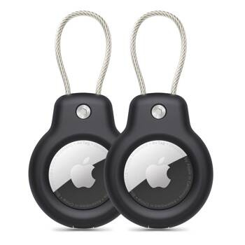 TECH-PROTECT ROUGH VEIN 2-PACK APPLE AIRTAG 1 / 2 BLACK