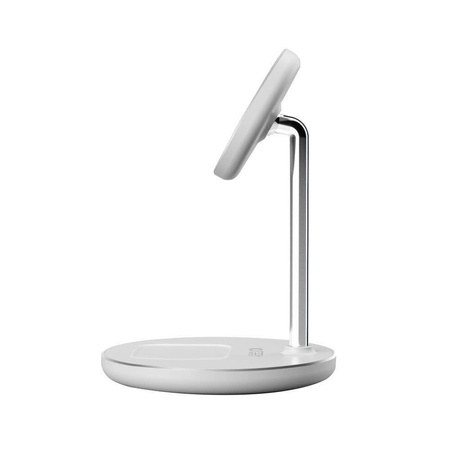 TECH-PROTECT QI15W-A21 2IN1 MAGNETIC MAGSAFE WIRELESS CHARGER WHITE