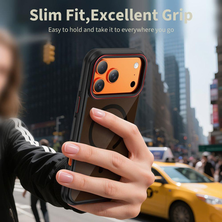 TECH-PROTECT MAGHYBRID MAGSAFE IPHONE 17 PRO MAX BLACK/RED