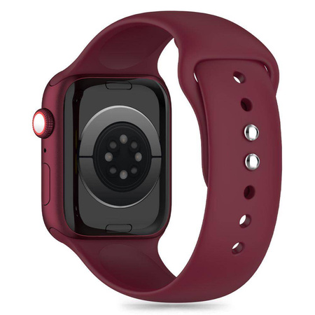 TECH-PROTECT SILICONE APPLE WATCH 6 / 7 / 8 / 9 / 10 / SE / ULTRA 1 / 2 (44 / 45 / 46 / 49 MM) MULBERRY