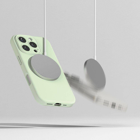 RINGKE SILICONE MAGNETIC MAGSAFE IPHONE 16 PRO MAX SOFT MINT