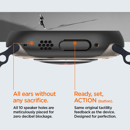 SPIGEN THIN FIT APPLE WATCH ULTRA 1 / 2 / 3 (49 MM) BLACK