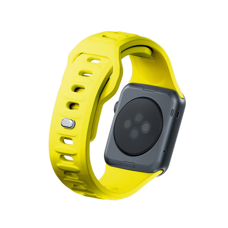 38/40/41 mm Yellow - 3mk Silicone Watch Strap for Apple
