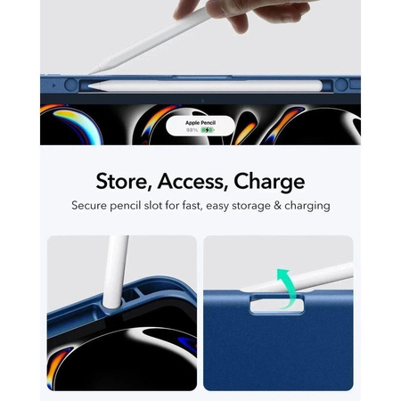 ESR FLIP HYBRID IPAD PRO 11” 5 / 6 / 2024-2025 NAVY BLUE