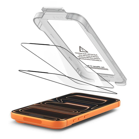 SZKŁO HARTOWANE TECH-PROTECT QUICK SET+ 2-PACK IPHONE 17 PRO MAX BLACK