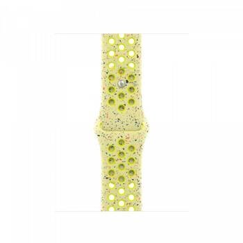 Pasek sportowy Nike w kolorze promiennym zielonożółtym do koperty 40 mm - rozmiar M/L