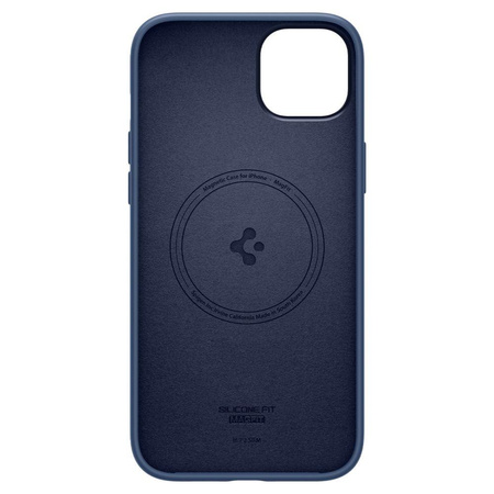 SPIGEN SILICONE FIT MAG MAGSAFE IPHONE 14 PLUS / 15 PLUS NAVY BLUE