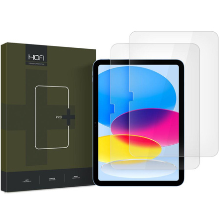 SZKŁO HARTOWANE HOFI GLASS PRO+ 2-PACK IPAD 10.9” 10 / 2022 / 11” 11 / 2025 CLEAR