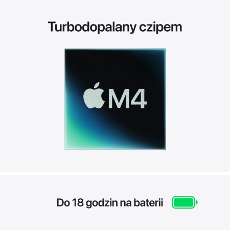 MacBook Air 15 M4 10 rdzeni CPU 10 rdzeni GPU, 24GB RAM 512GB SSD - Północ