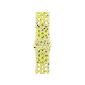 Pasek sportowy Nike w kolorze promiennym zielonożółtym do koperty 40 mm - rozmiar M/L