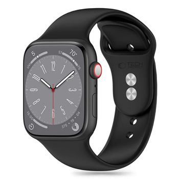 TECH-PROTECT SILICONE APPLE WATCH 8 / 9 / 10 / 11 / SE (40 / 41 / 42 MM) BLACK