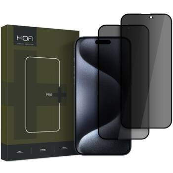 SZKŁO PRYWATYZUJĄCE HOFI ANTI SPY GLASS PRO+ 2-PACK IPHONE 16 PRO MAX / 17 PRO MAX PRIVACY