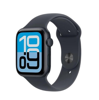 Watch SE 3 GPS koperta 44 mm z aluminium w kolorze księżycowej poświaty, pasek sportowy w kolorze księżycowej poświaty - rozmiar S/M