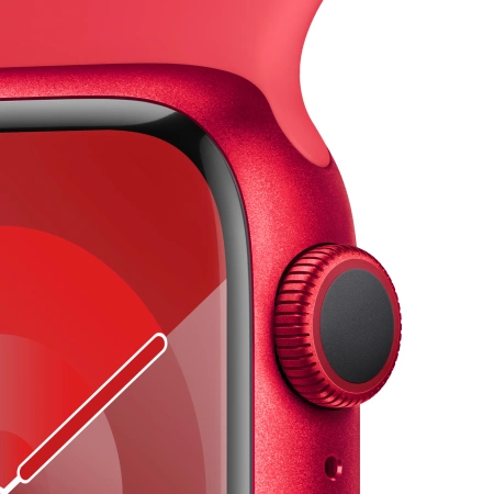 Apple Watch Series 9 GPS 41mm (PRODUCT)RED Aluminium Case with (PRODUCT)RED Sport Band - M/L