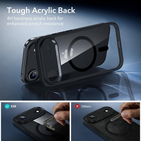 ESR CLASSIC HYBRID MAGSAFE & TEMPERED GLASS IPHONE AIR CLEAR/BLACK