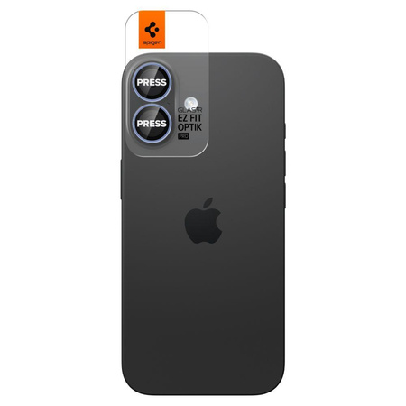 OSŁONA APARATU SPIGEN OPTIK PRO GLAS.TR ”EZ FIT” CAMERA PROTECTOR 2-PACK IPHONE 16 / 16 PLUS / 17 BLUE