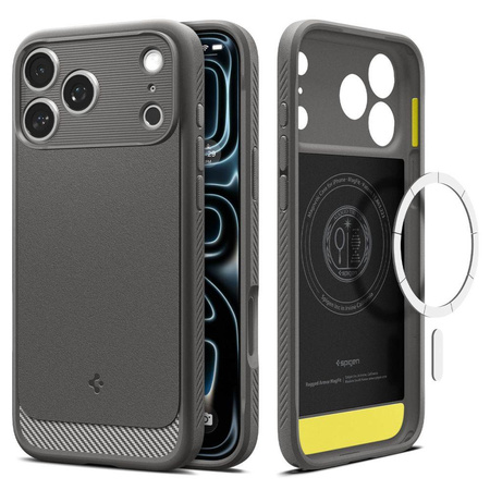 SPIGEN RUGGED ARMOR MAG MAGSAFE IPHONE 17 PRO MAX GREY