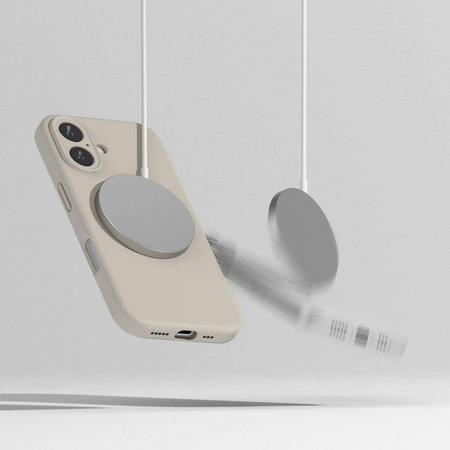 RINGKE SILICONE MAGNETIC MAGSAFE IPHONE 16 STONE