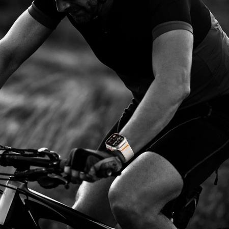 TECH-PROTECT NYLON CLASP APPLE WATCH 8 / 9 / 10 / 11 / SE / ULTRA (44 / 45 / 46 / 49 MM) TITANIUM