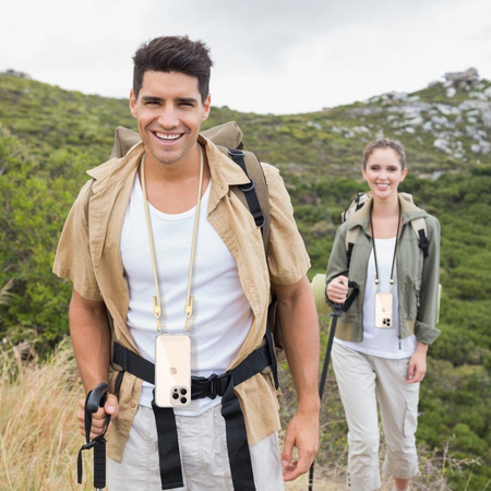 TECH-PROTECT FLEXAIR CHAIN MAGSAFE IPHONE 16 BLACK & TAUPE