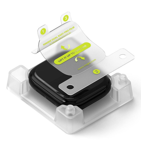 FOLIA OCHRONNA RINGKE DUAL EASY PRO 2-PACK APPLE WATCH 10 / 11 (46 MM) CLEAR