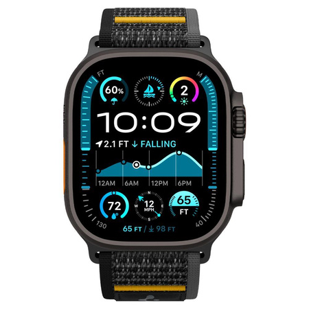 SPIGEN ATHLEX AIR APPLE WATCH 8 / 9 / 10 / 11 / SE / ULTRA (44 / 45 / 46 / 49 MM) ACTIVE BLACK