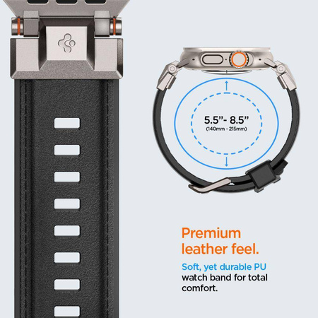 SPIGEN DURAPRO ARMOR PU APPLE WATCH 6 / 7 / 8 / 9 / 10 / SE / ULTRA 1 / 2 (44 / 45 / 46 / 49 MM) BLACK