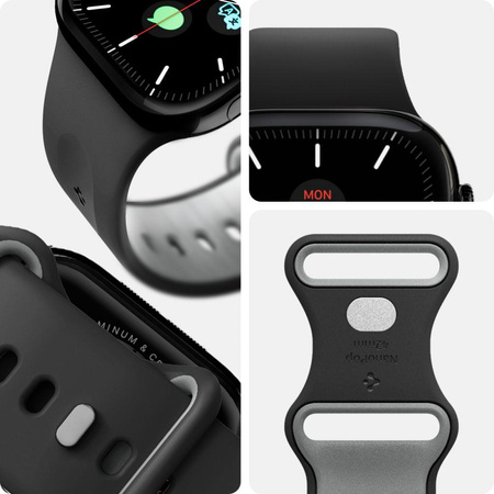 SPIGEN NANO POP APPLE WATCH 8 / 9 / 10 / 11 / SE (40 / 41 / 42 MM) BLACK SESAME