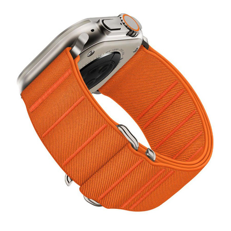 TECH-PROTECT NYLON SLIP APPLE WATCH 8 / 9 / 10 / 11 / SE / ULTRA (44 / 45 / 46 / 49 MM) ORANGE
