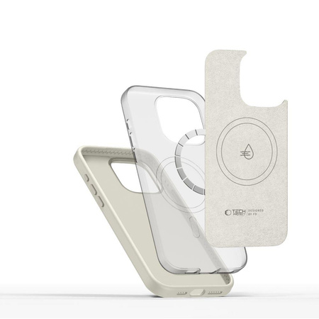 TECH-PROTECT SILICONE PURE MAGSAFE IPHONE 15 PRO MAX COSMIC LATTE