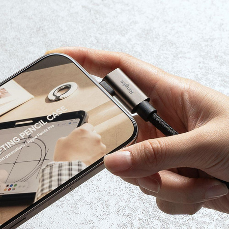 RINGKE USB 3.2 GEN 2X2 TYPE-C 90 DEGREE CABLE PD 240W 100CM BLACK