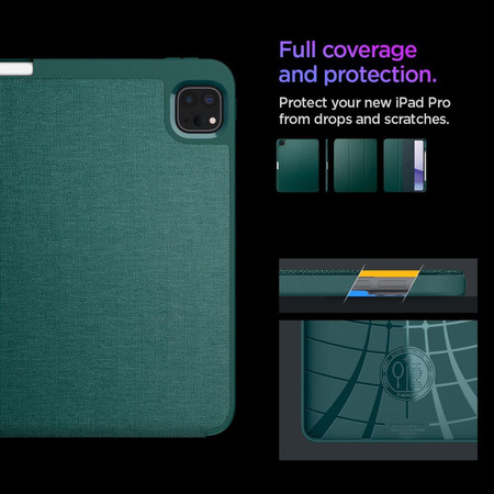 SPIGEN URBAN FIT IPAD PRO 13” 7 / 2024 MIDNIGHT GREEN