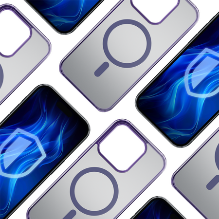 Apple iPhone 14 Pro Max - 3mk Frosty MagCase Purple