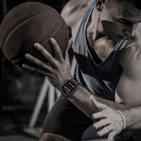 TECH-PROTECT NYLON CLASP APPLE WATCH 8 / 9 / 10 / 11 / SE / ULTRA (44 / 45 / 46 / 49 MM) BLACK