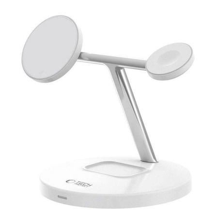 TECH-PROTECT QI15W-A35 3IN1 MAGNETIC MAGSAFE WIRELESS CHARGER WHITE