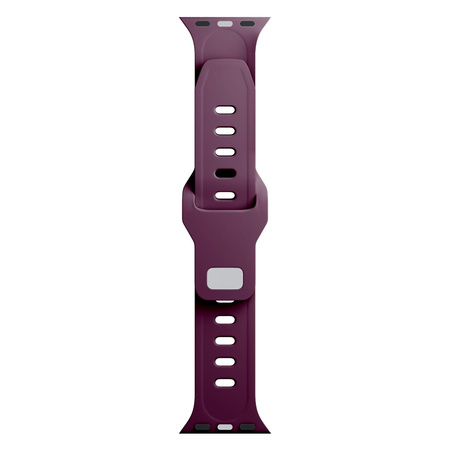 42/44/45/49 mm Mulberry - 3mk Silicone Watch Strap for Apple