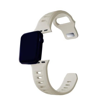 38/40/41 mm Nude - 3mk Silicone Watch Strap for Apple