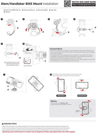 SPIGEN GEARLOCK MS100 HANDLEBAR BIKE MOUNT