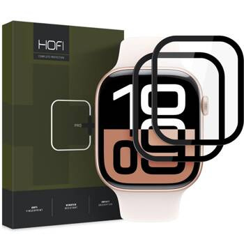 SZKŁO HYBRYDOWE HOFI HYBRID PRO+ 2-PACK APPLE WATCH 10 / 11 (42 MM) BLACK