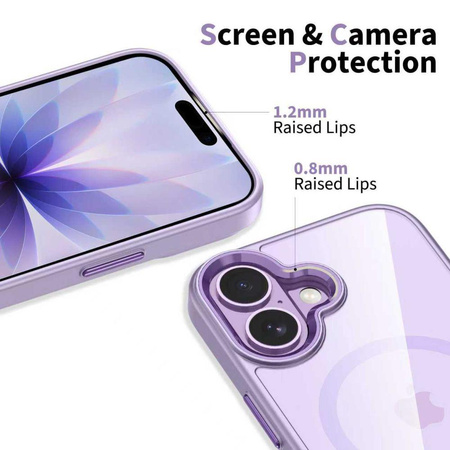TECH-PROTECT MAGMAT MAGSAFE IPHONE 17 LAVENDER/CLEAR