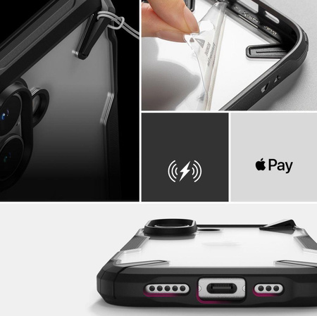 RINGKE FUSION X IPHONE 16 BLACK