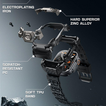 SUPCASE UB ORE APPLE WATCH ULTRA 1 / 2 / 3 (49 MM) BLACK