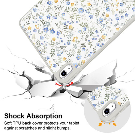 TECH-PROTECT SC PEN IPAD 10.9” 10 / 2022 / 11” 11 / 2025 SPRING FLOWERS