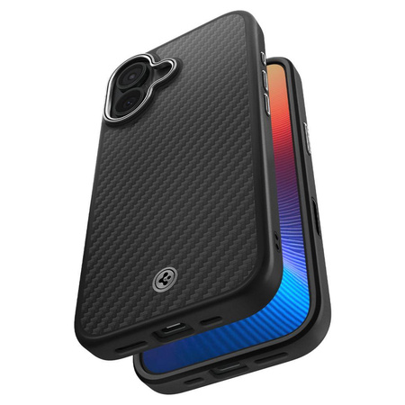 SPIGEN ENZO ARAMID ”T” MAG MAGSAFE IPHONE 17 BLACK/SILVER